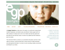 Tablet Screenshot of eastglenpediatrics.com